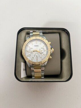 Fossil BQM2707 Bannon Multifunction Two-Tone Stainless Steel Watch